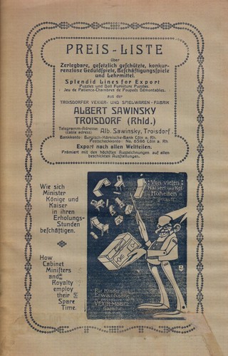 Spielzeugkatalog 1912 - ,